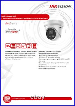 Camera Hikvision 8MP DS-2CD2386G2-IU AcuSense DarkFighter POE Mic MIC PoE 2.8mm