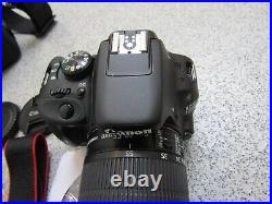 Canon EOS 100D 18.0MP Digital SLR Camera + Canon EF-S 18-55mm IS STM Macro Lens