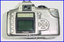 Canon EOS 300D 6.3MP Digital SLR Camera with Canon 18-55mm EF-s Lens Silver