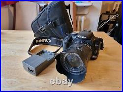 Canon EOS 400D Digital SLR Camera Black (Kit with EF-S 18-55mm Lens) With Bag