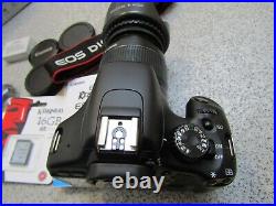 Canon EOS 550D 18.0MP Digital SLR Camera + EF-S 18-55mm IS II Zoom Lens (TR140)