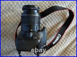 Canon EOS 550D 18.0MP Digital SLR Camera with EF-S IS 18-55mm Lens Black