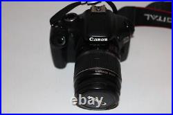 Canon EOS 550D Digital SLR Camera with Two Lenses EF-S IS 18-55mm and 50mm F1.8