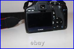 Canon EOS 550D Digital SLR Camera with Two Lenses EF-S IS 18-55mm and 50mm F1.8