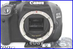 Canon EOS 600D 18.0 MP Digital SLR Camera Black With 28mm Lens Used Working