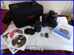 Canon EOS 60D. + 2 Lens kit, 18.0MP Digital SLR Camera Black