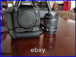 Canon EOS 750D 24.2MP Digital SLR Semi Pro. Canon? EFS 18-55mm Lens. Mint cond