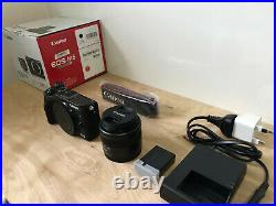 Canon EOS M6 DSLR Digital Camera with 15-45mm EF-M Lens Black Colour