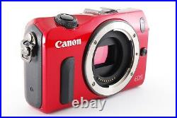 Canon EOS M 18.0 MP Mirrorless Digital Camera Body Red color from Japan F/S
