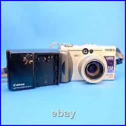 Canon PowerShot G3 4.0MP Retro Digital Camera, Low Res, Student Camera & Charger