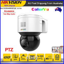 ColorVu Hikvision PT IP Camera DS-2DE3A400BW-DE(F1)(S5) 4MP Two Way Audio 4mm UK