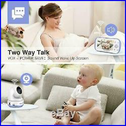 DBPOWER Monitor Digital Sound Activated Video Record Baby 4.3-Inch Color LCD New