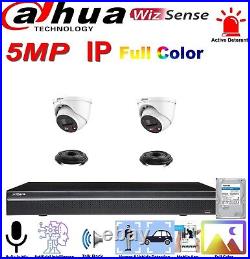 Dahua Poe 4k Nvr 5mp Cctv Tioc 2way Audio 247 Colorvu Security Camera System Uk