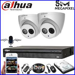 Dahua bundle CCTV SYSTEM AUDIO MIC CAMERA 5MP DVR Home outdoor Surveillance KIT