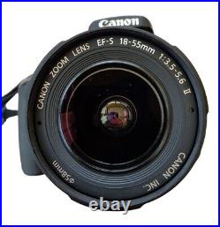 Digital SLR Camera 18-55mm Lens Canon EOS 400D 10.1 MP Orig. Box Accessories
