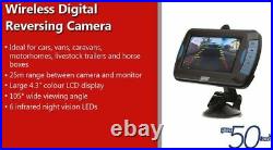 Digital Wireless 12v/24v Colour 4.3 Reversing Camera Kit with Extra Camera