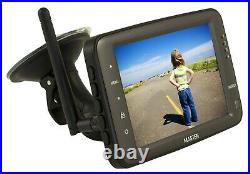 Digital Wireless 5 Color Monitor CCD HD Camera Suction Cup Mount Truck Car Bus