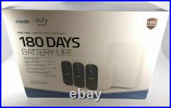 Eufy Security, 3 x eufyCam 2C Wireless Home Security Camera System with Base