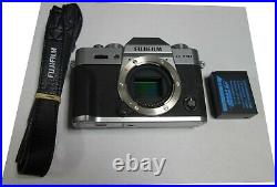 Fujifilm X-T10 Body 16.3MP Mirrorless Digital Camera with Wi-Fi Color-Silver