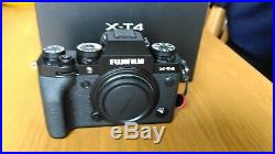 Fujifilm X-T4 Digital Camera Body Black Color