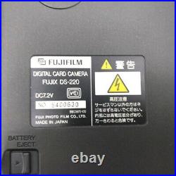 Fujix DS-220 Digital Camera, Macro Converter MC-D22, LCD Color Monitor PA-D22