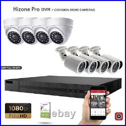 Full Hd 1080p Cctv Security System 8ch Lite Dvr Video 3000tvl Outdoor Camera Uk