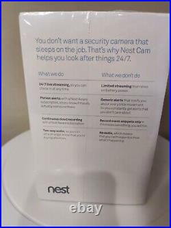 Google Nest Cam NC1102GB Indoor Security Camera Black New sealed