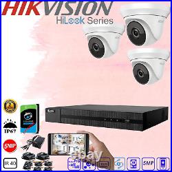 HIKVISION 5MP CCTV System HD Security HiLook Camera Outdoor FULL KIT 3K Exir Cam