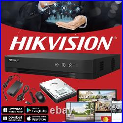 HIKVISION CCTV 5MP Camera System Security ColorVu HD Outdoor Home 8MP 4K DVR UK