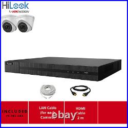 HIKVISION CCTV SYSTEM 4K NVR, 5MP IP POE CAMERA IP67 30M IR, 120 dB TRUE WDR KIT