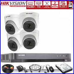 HIKVISION Security Camera System CCTV Kit 2MP 4CH 8CH Turbo HD DOME 1080P WithHDD
