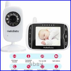 HelloBaby HB32 Digital VIDEO & SOUND Baby Monitor 3'2 Inch COLOUR LCD Screen VGC