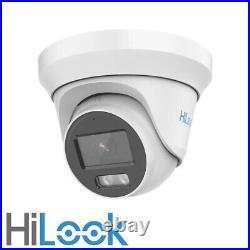 HiLook 4 CCTV system, Full kit, 2MP, Built-in Mic, ColorVu, 1T HDD and Cablees