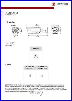 Hikvision 4X Digital Outdoor Thermal Camera HM-TD2628T-3/QA Smoking Detection
