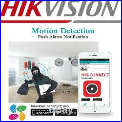 Hikvision 4k 8mp Cctv Hdtvi Bnc Camera System 3.6mm Lens 60m Exir Nightvision Uk