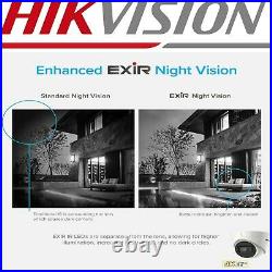 Hikvision 4k 8mp Cctv System Camera 4ch Dvr 60m Ir Video 4tb Security Bundle Uk