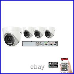 Hikvision CCTV 5MP Poc ColorVU Security Camera System 4CH DVR Home Outdoor KIT