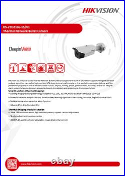 Hikvision Cctv Ip Bullet Camera Network Thermal Bullet Camera