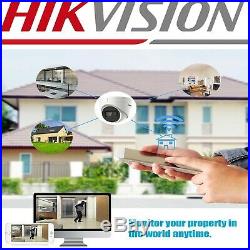 Hikvision Cctv System 4k 8mp Camera 8ch Dvr 60m Ir Video Cctv Security Bundle Uk