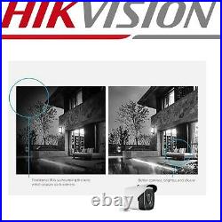 Hikvision Cctv System 4k 8mp Dvr Night Vision Outdoor Bullet 5mp Cameras Uk Spec