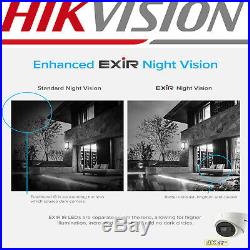 Hikvision Cctv System Camera 4k 2.8mm Lens 8mp Dvr Night Vision Turret Bundle Uk