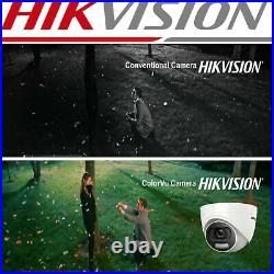 Hikvision Colorvu Cctv System 5mp 4k Dvr Hdmi/vga Hd 4mp Camera Ds-2ce72hft-f28