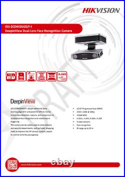 Hikvision Ip Camera Dual Lens Face Recognition Ids-2cd8426g0/f-i(4mm) 2mp