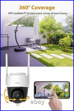 IMOU Wi-Fi Outdoor PTZ Camera 2 Way Audio Full Color Night Vision with Floodlight