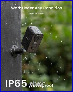 IeGeek 2K 3MP CCTV IP Wireless Security Battery Camera System Outdoor Home Alexa
