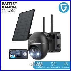IeGeek 2K Solar Battery Security Camera Outdoor Home CCTV Wireless WiFi 360° PTZ