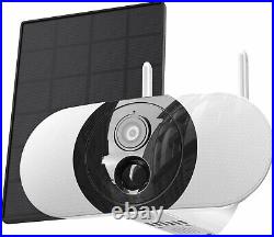 IeGeek 2K Wifi Solar Security Camera Outdoor Home Wireless Battery CCTV IR Cam