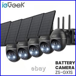 IeGeek 2K Wireless Solar Camera 360° PTZ Security Camera Outdoor Battery Powered