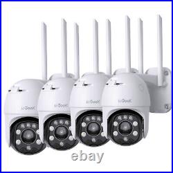 IeGeek 360° Auto Tracking Security Camera Outdoor Color Night Vision CCTV System