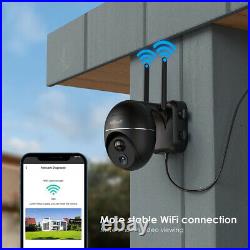 IeGeek 360° Wireless Solar Security Camera Outdoor 1080P Wifi Wireless PTZ Cam